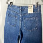 Vince Camuto  High Rise Straight Leg Patchwork Ripped Jeans Blue 29/8 Distressed Photo 10