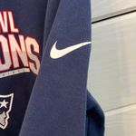Patriots Super bowl Sweatshirt Blue Photo 1