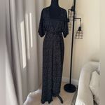 Shaycation x Revolve The Lisa Jumpsuit in Black/White Polka Dot Size Small Black Photo 1