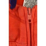 PINK - Victoria's Secret Victoria’s Secret PINK Women’s Sz M Orange Red Jacket Half Zip Pullover Sweater Photo 12