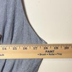 FOR THE REPUBLIC Striped Sleeveless Jumpsuit with Pockets Blue and White size L Photo 6