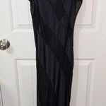 Frederick's of Hollywood Vintage Fredrick's Of Hollywood Spiral Mesh Dress Women's Medium Black Photo 0