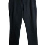 Joseph  New Eliston Cropped Navy Pinstripe Pants Size 2 Photo 2