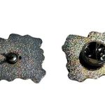 Etah Love Hate 2 Heavy Metal Rock Roll Goth Punk Enamel Lapel Pin Pinback READ Photo 3