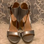 Shoe Dazzle Silver Heels Elegant Design Size 8 Photo 1