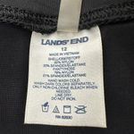 Lands End Swim Shorts 2.5" Black Beach Travel Vacation Summer Women's 12 Photo 5