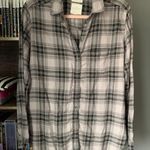 American Eagle Purple Grey And Black Soft Flannel Photo 0