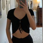 Garage Black T-shirt Cardigan Photo 1