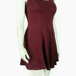 Urban Outfitters UO Silence + Noise Wine Fit Flare Open Back Dress Photo 0