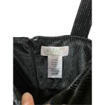 l*space L* Black Silver Metallic Vera Velvet Ribbed Wide Leg Jumpsuit XS Photo 6