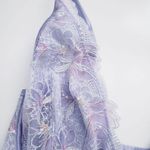 Victoria's Secret  Very Sexy Purple Floral Embroidered Lace Luxe Bra Top DD Photo 3