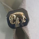 Urban Outfitters NEW Metallic Elephant Signet Ring Size 7 Photo 3