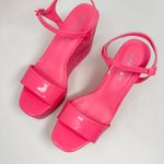 Madden Girl New  Theo-C Pink Wedge Heel Platform Sandals size 7.5 Photo 2