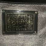 Coach  Metallic Silver Shoulder Bag Photo 1