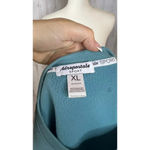Aeropostale  Sport Women's XL Teal Pullover‎ Crewneck Tie Front Sweatshirt Photo 5