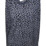 Athletic Works  XXL Gray Leopard Print Athletic Hoodie Thumb Holes Pullover Photo 0