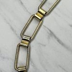Vintage Textured Gold Tone Metal Chain Link Belt ✨ Photo 5