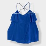 Lilly Pulitzer Sunset Top 100% Silk in True Navy Size S Photo 3