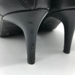 Kelly & Katie Womens Adeelah Ankle Booties Heel Faux Leather Zipper Black Size 9 Photo 4