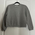 Nike  Vintage | Sweatshirt Heather Gray Crewneck Cropped | Women's M‎ Photo 0