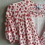 & Other Stories & Other Stories Wrap Mini Dress in Red Floral Print Size 6 Photo 2