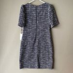 Calvin Klein  sz 4 navy tweed mini‎ sheath dress  NWT $120 Photo 6