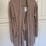 Barefoot Dreams NWT CozyChic Lite Island Wrap Cardigan Size Large / XL Taupe Photo 1