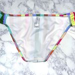 Salt + Cove New Cabana Stripes Shirred Tab Side Hipster Bikini Bottom Size Large Photo 8