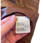 INC International Concepts Faux Leather Fit & Flare Brown Dress Size 16 NWT 0563 Photo 7