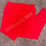 Victoria's Secret Ultimate orange See-thru on outside of legs, Sz large Leggings Photo 5