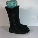 UGG Australia Black Bailey Button Triplet 1873 Sheepskin Boot Women Size 7 Photo 4
