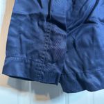 Michael Kors Blue & Gold Hooded Women’s Zip Up Rain Jacket Windbreaker Photo 8