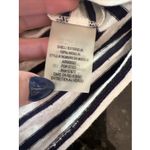 Alice + Olivia  By Stacey Bendet AIR Linen Tank Blouse Shirt V-neck Sz Sm Navy Photo 2