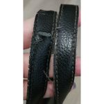 The Sak  Pebbled Leather Contrast Stitch Gingham Lining Shoulder‎ Handbag Black Photo 5