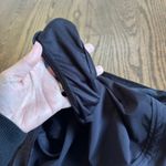 Lands' End  Womens Solid Black Swim Suit Shorts Attached Brief Pockets Size 12 Photo 4