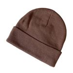 Furtalk brown knit winter warm hat took comfortable lightweight tan clean Photo 2