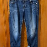 Silver Jeans  Women's Boyfriend Jeans in Dark Blue Photo 0