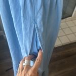 Levi's Levi’s Katherine maxi dress Blue denim tie shoulder pearl button dress XL Photo 5