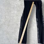 Helmut Lang  Lamb Leather Panel‎ Leggings Pants Sz 2 Photo 7