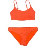 Cabana Del Sol Bikini Bright Neon Orange Small Photo 5