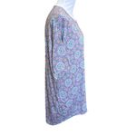 LuLaRoe NWT Oversized Blue Green Pink Yellow Patterned Tee Top Size XS Photo 1