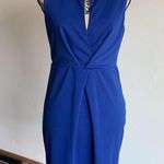 Gracia Royal Blue Shift Dress Size Medium NWT Photo 2