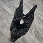 Victoria's Secret Mesh Victoria Secret Lingerie Bodysuit One Piece Sexy Black Snap bottom intimate Photo 10