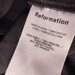 Reformation Cambrie Knit Top Black Red Size Small Photo 6