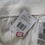 Guess Abalien Seamless Rib Leggings M Women White Logo Waistband Stretch Skinny Photo 4