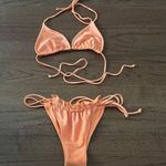 White Fox Boutique  orange bikini top and bottom set  Photo 0