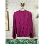 Cloth & Stone from Anthropologie Purple Tencil Long Sleeve Top - Size - Medium Photo 2