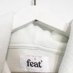 Feat Tie Dye Blanket Soft Pullover Hoodie in White Loungewear Winter Casual Cozy Photo 4