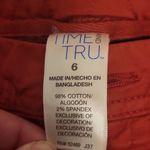 Size 6 Red Shorts Time and Tru Photo 1