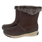 Chacos Chaco Mink Borealis Brown Fur Leather Boots NWOT Size 10 Photo 3